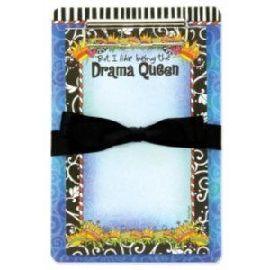 New Drama Queen Clipboard with Pad and Pen